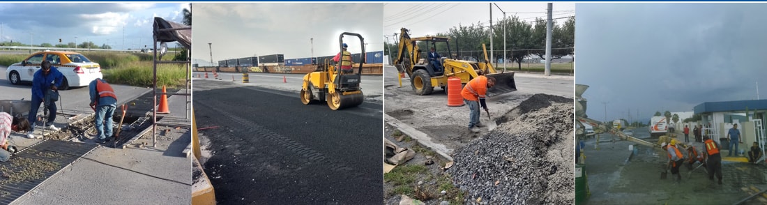 Reparación y mantenimiento de carpetas asfálticas en Monterrey